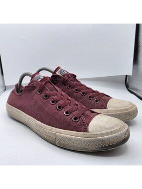 Converse Chuck Taylor All Star II 2 Low Maroon Mens 9.5 Lunarlon Insole 150150C